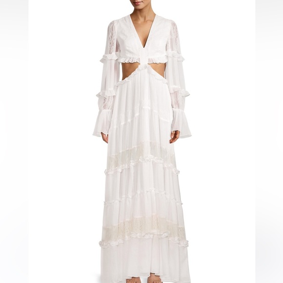 PatBo Lace Trim Maxi Dress - Picture 3 of 16